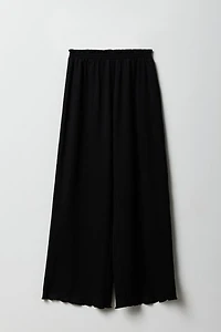 Girls Crinkle Wide Leg Pant
