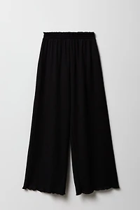 Girls Crinkle Wide Leg Pant