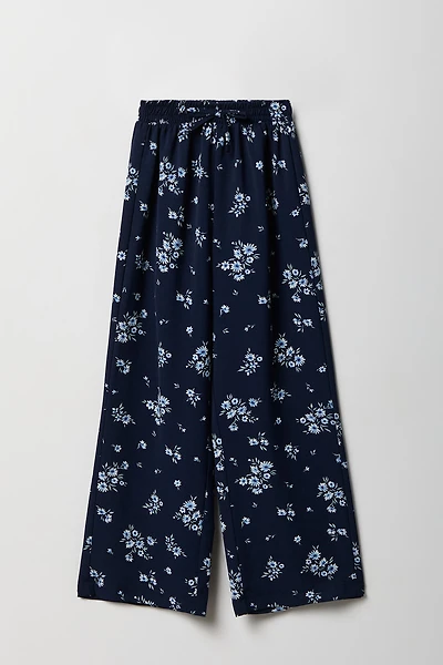 Pantalon habillé à jambe large fluide pour fille