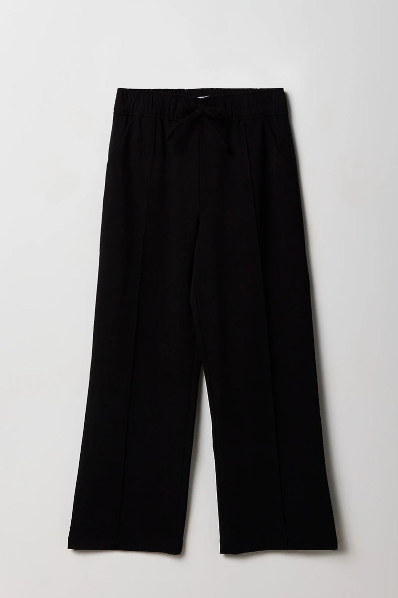 Girls Pleated Wide Leg Pant