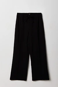 Girls Pleated Wide Leg Pant