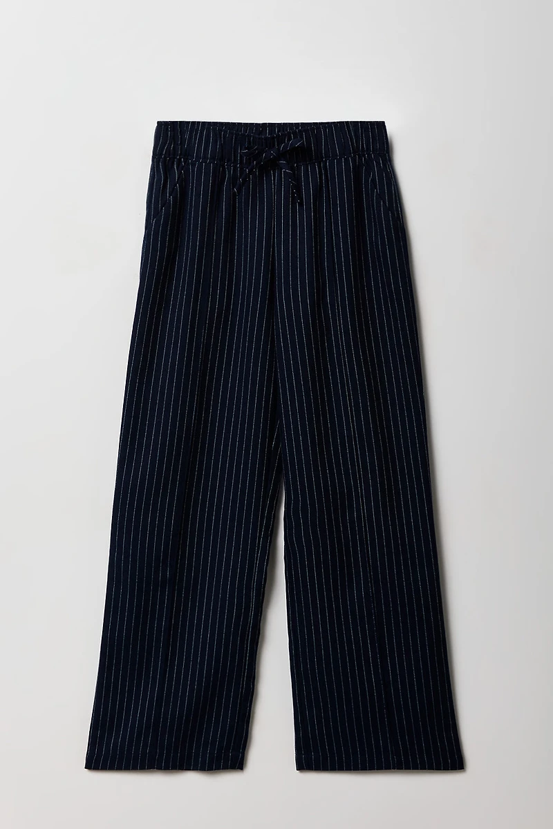 Girls Pleated Wide Leg Pant