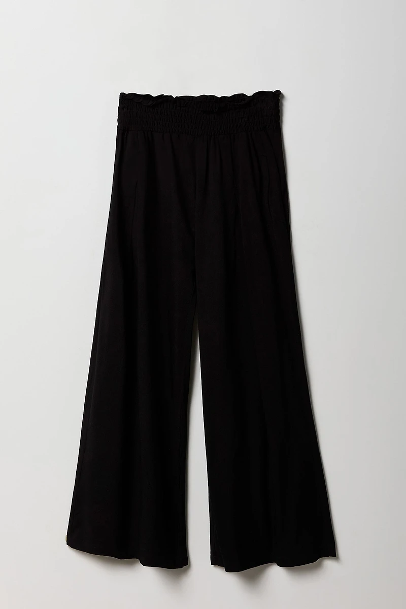 Palazzo à taille smockée pour fille