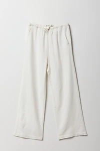 Pantalon à jambe large en lin pour fille