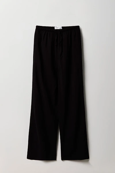 Girls Drawstring Wide Leg Pant