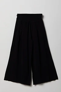 Girls Smocked Waist Palazzo Pant