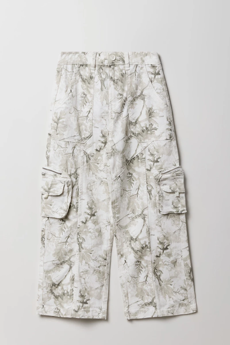 Pantalon cargo baggy pour fille