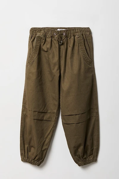 Girls Cargo Parachute Jogger