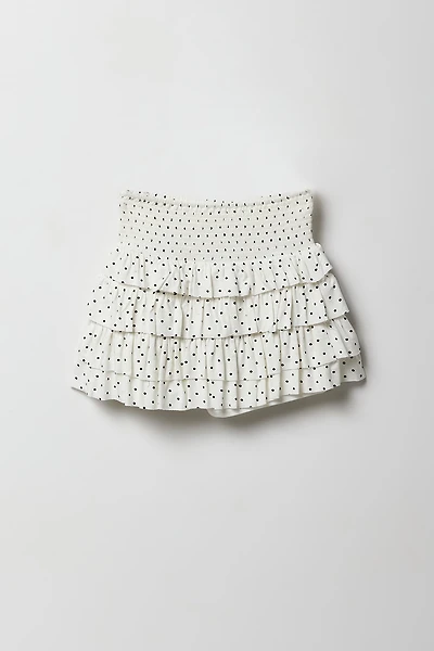 Jupe-short volantée pour fille