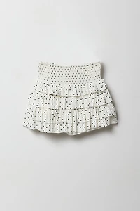 Jupe-short volantée pour fille