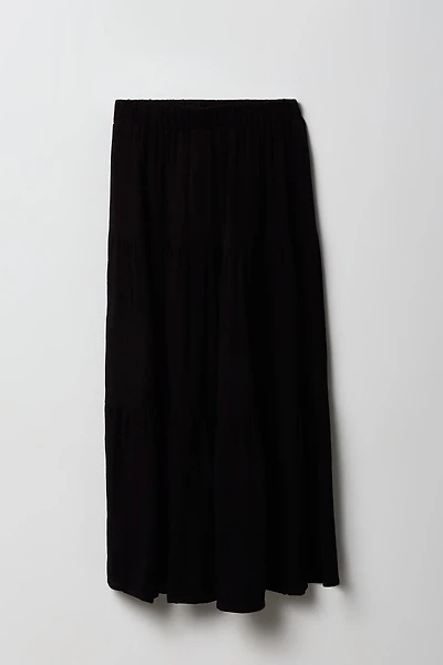 Girls Tiered Maxi Skirt