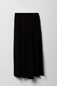 Girls Tiered Maxi Skirt