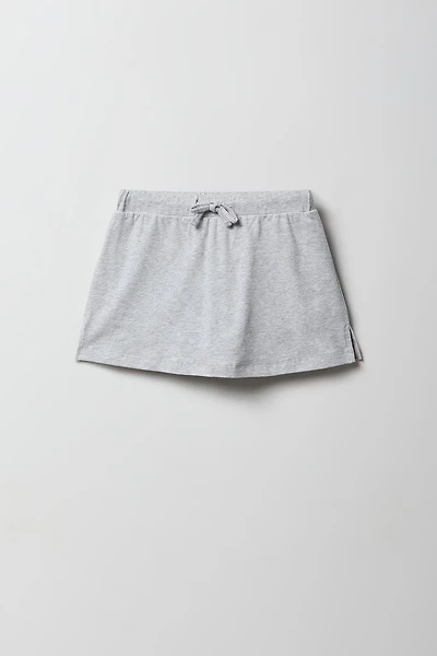 Jupe-short à taille coulissante pour filles