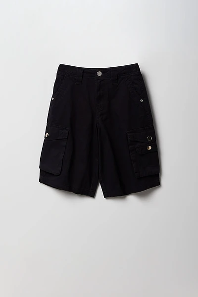 Girls Longline Cargo Jort