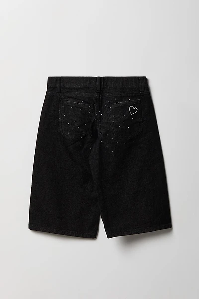 Girls Graphic 15.5" Jort