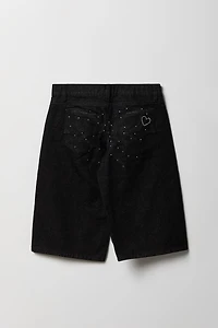 Girls Graphic 15.5" Jort