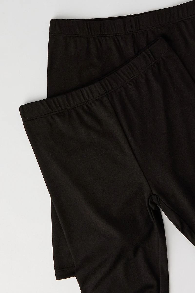 Girls Soft Biker Short 8" (2 Pack