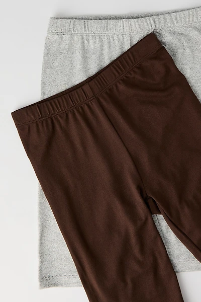 Short de cycliste doux 8 po pour fille (Lot 2