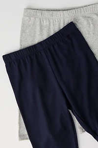 Girls Soft Biker Short 8" (2 Pack