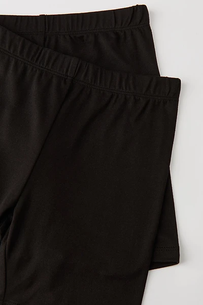 Girls Soft Biker Shorties (2 Pack)