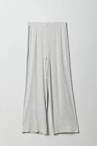 Girls Ribbed Wide Leg Pant