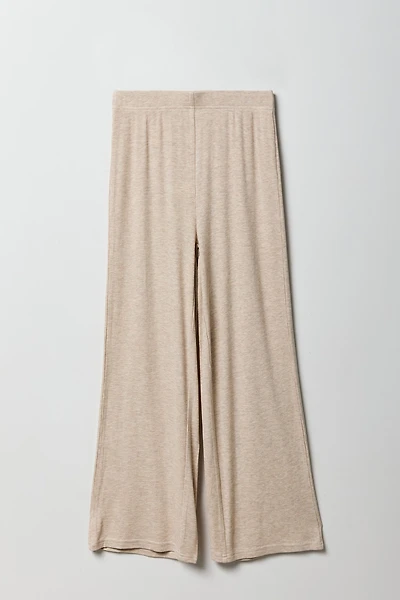 Pantalon côtelé à jambe large pour fille