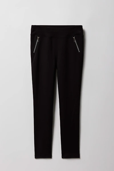 Girls Zipper Pocket Legging