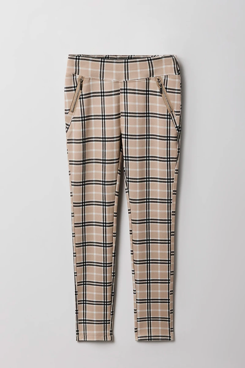 Legging avec poches à fermeture glissière pour fille