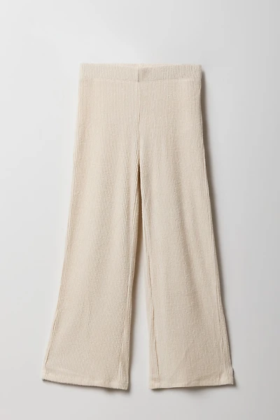 Pantalon côtelé à jambe large pour fille