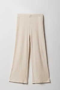 Pantalon côtelé à jambe large pour fille