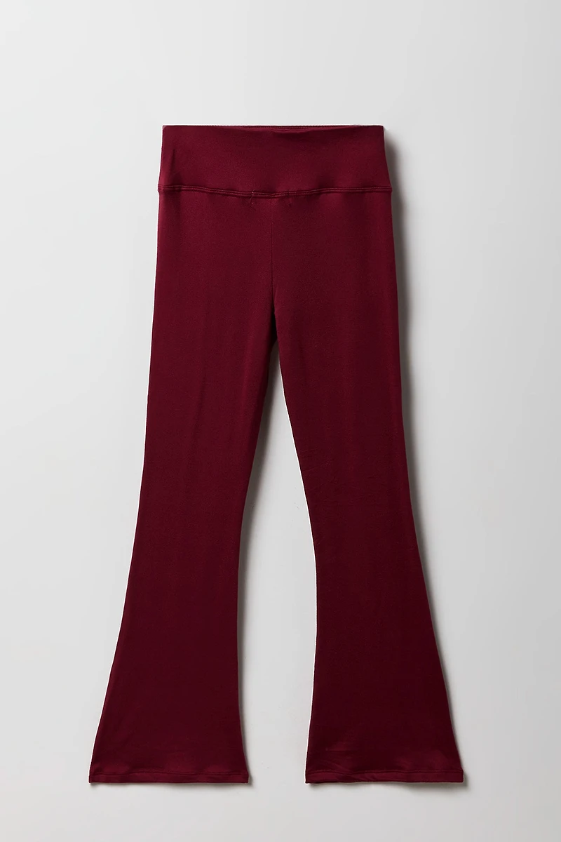 Legging à jambe évasée pour fille