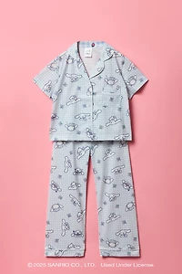 Cinnamoroll™ Girls Button-Up Top & Pant Pajama Set