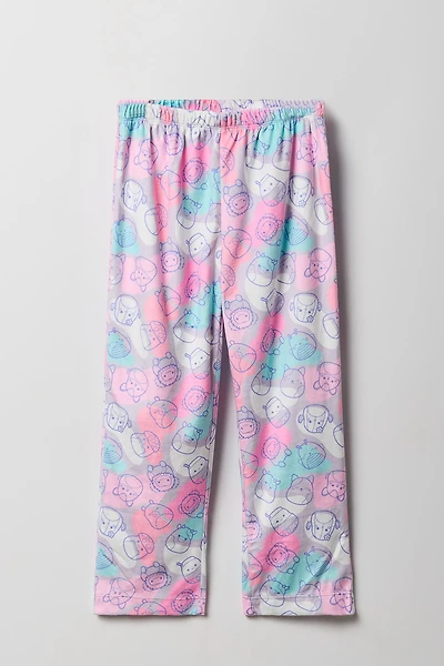 Girls Squishmallow Print Plush Pajama Pant