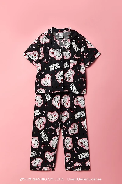 Hello Kitty® & Dear Daniel™ Girls Top Pant Pajama Set