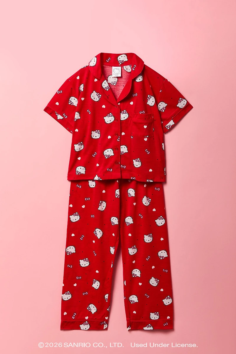 Hello Kitty® Girls Top & Pant Pajama Set