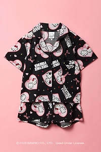 Hello Kitty® & Dear Daniel™ Girls Top Short Pajama Set