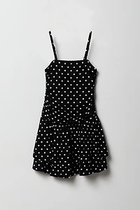 Girls Double Layer Romper