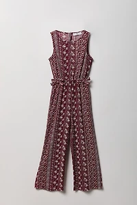 Girls Crinkle Jumpsuit