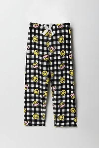 Girls Printed Plush Pajama Pant