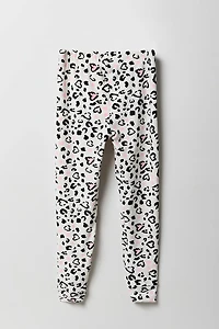 Girls Printed Plush Pajama Pant