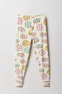 Girls Printed Plush Pajama Pant