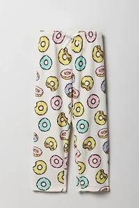 Girls Printed Plush Pajama Pant