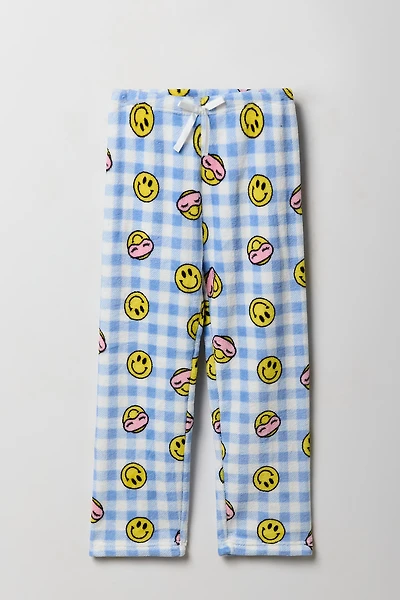 Pantalon de pyjama imprimé en peluche pour fille