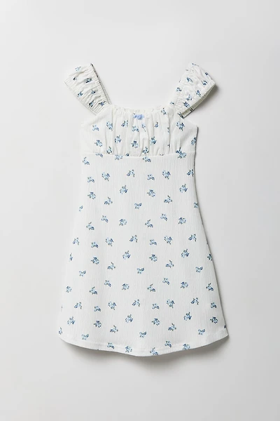 Robe évasée imprimée pour fille