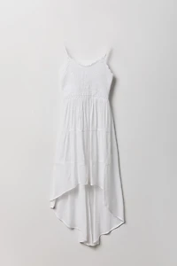 Robe asymétrique crochetée pour fille