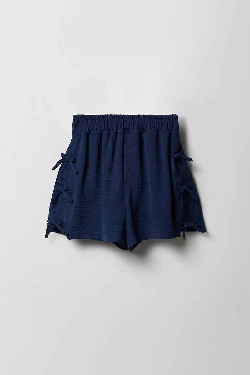 Short avec détail de boucle pour filles