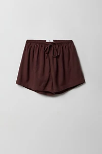 Girls Linen-Blend Short