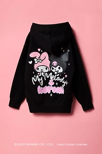 Kuromi™ & My Melody™ Girls Puff Print Fleece Hoodie