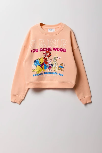 Chandail en molleton à imprimé Winnie the Pooh pour fille