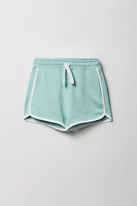 Girls Luxe French Terry Active Dolphin Short